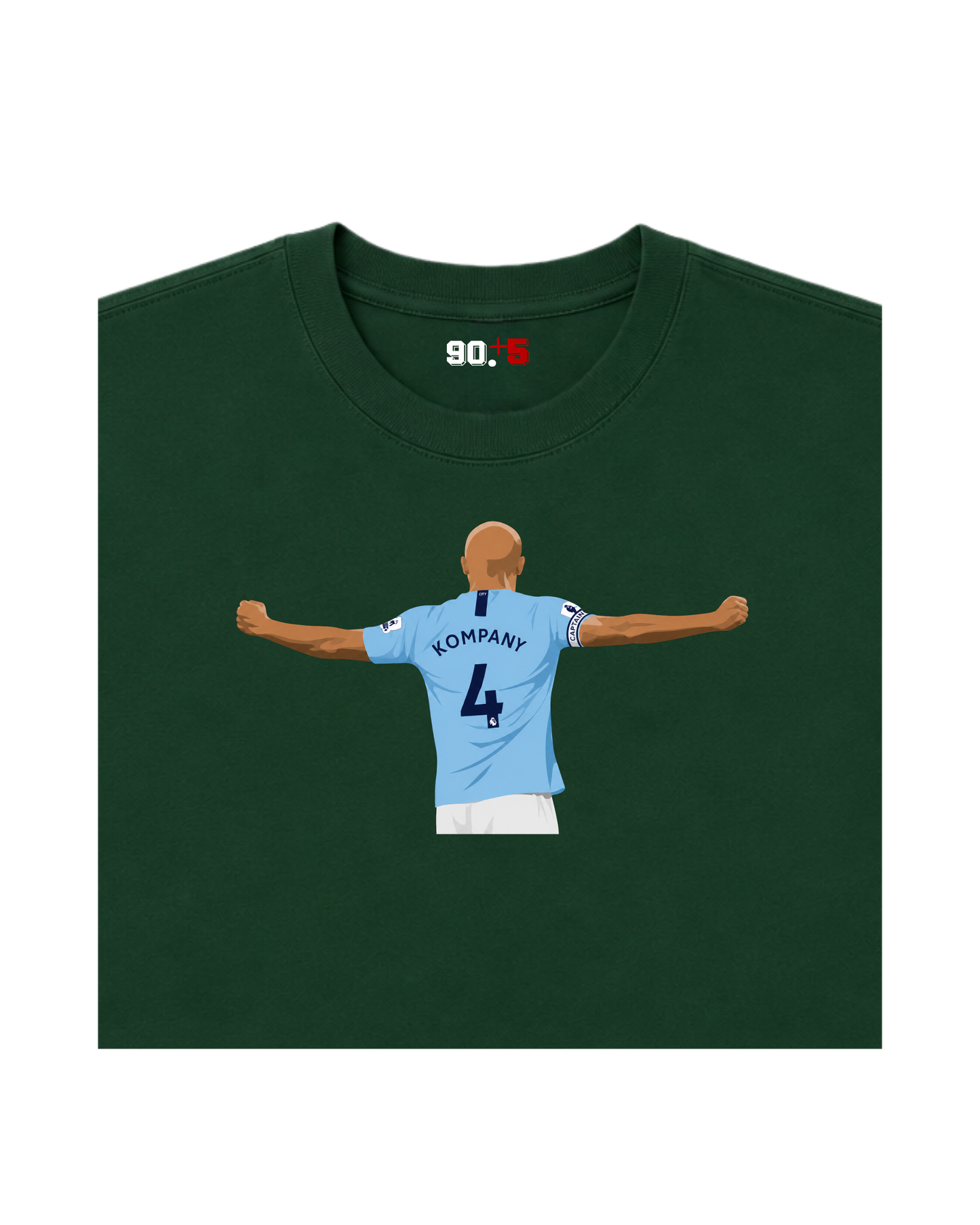 Manchester City - Kompany | Printed Club Classic T-Shirt