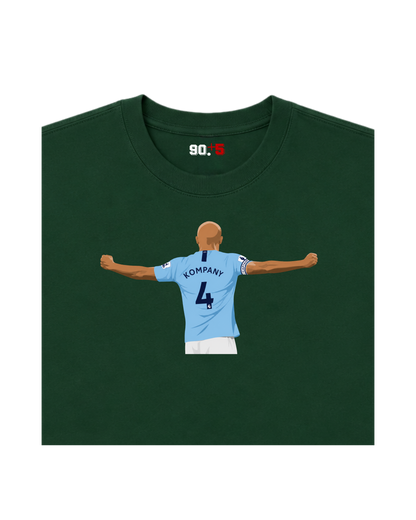 Manchester City - Kompany | Printed Club Classic T-Shirt