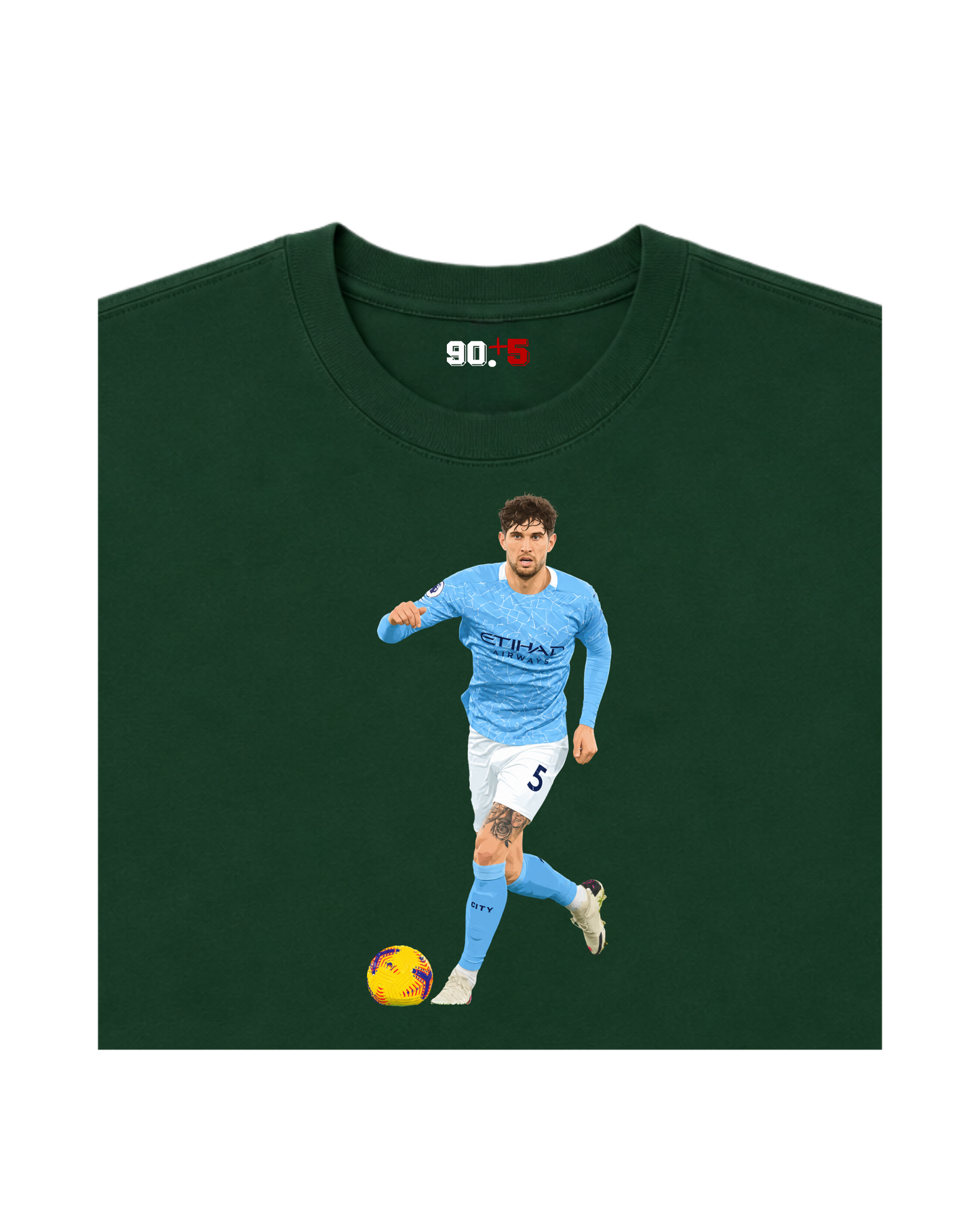 Manchester City - Stones | Printed Club Classic T-Shirt