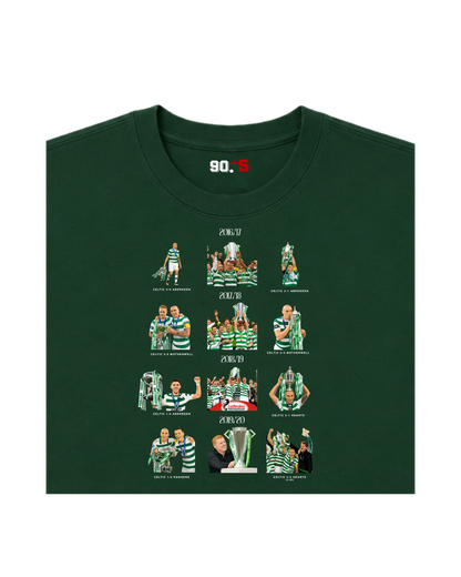 Celtic FC - Quadruple Treble | Printed Club Classic T-Shirt