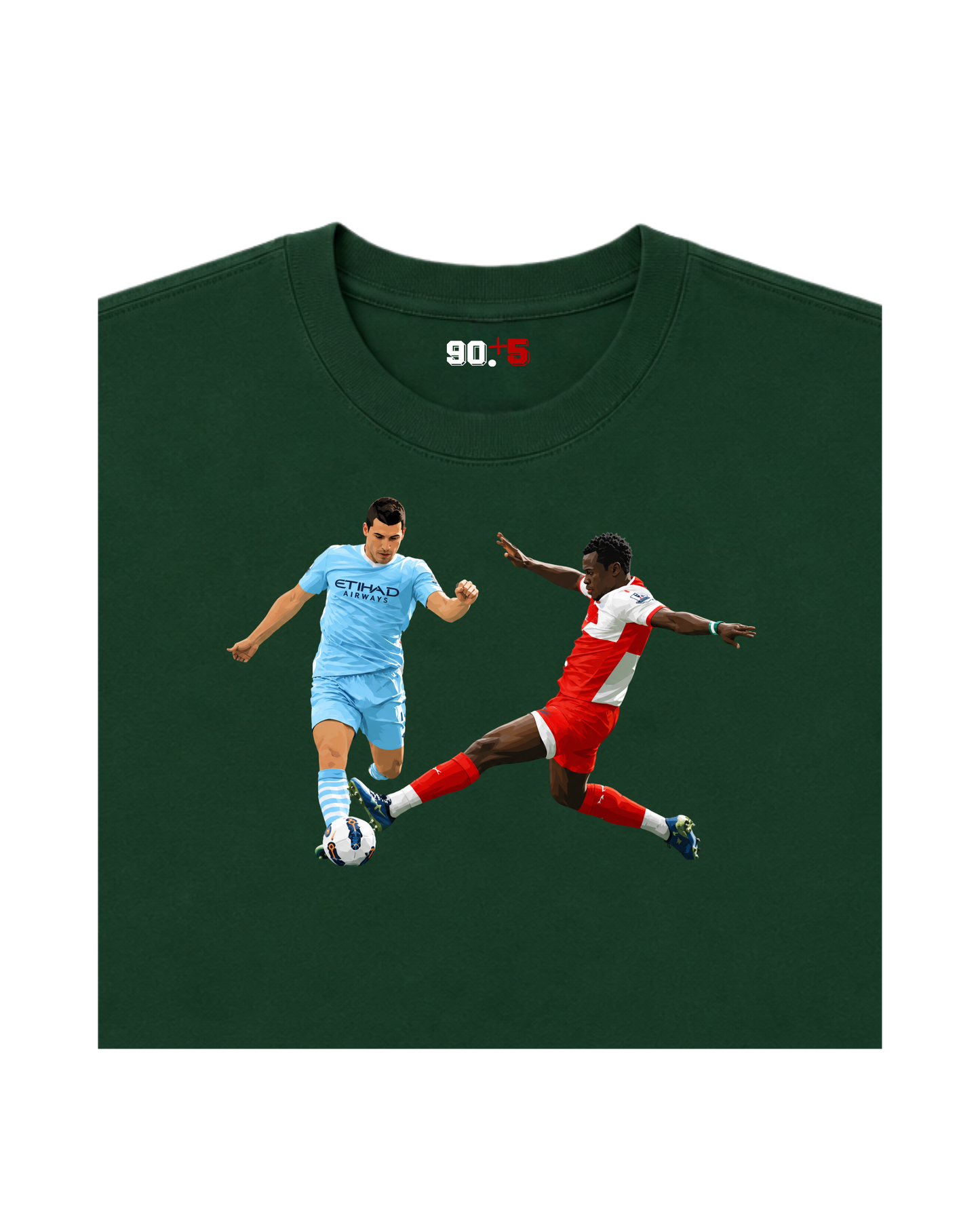 Manchester City - Agüerooooooooooooooooo | Printed Club Classic T-Shirt