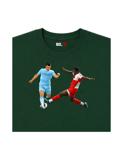 Manchester City - Agüerooooooooooooooooo | Printed Club Classic T-Shirt