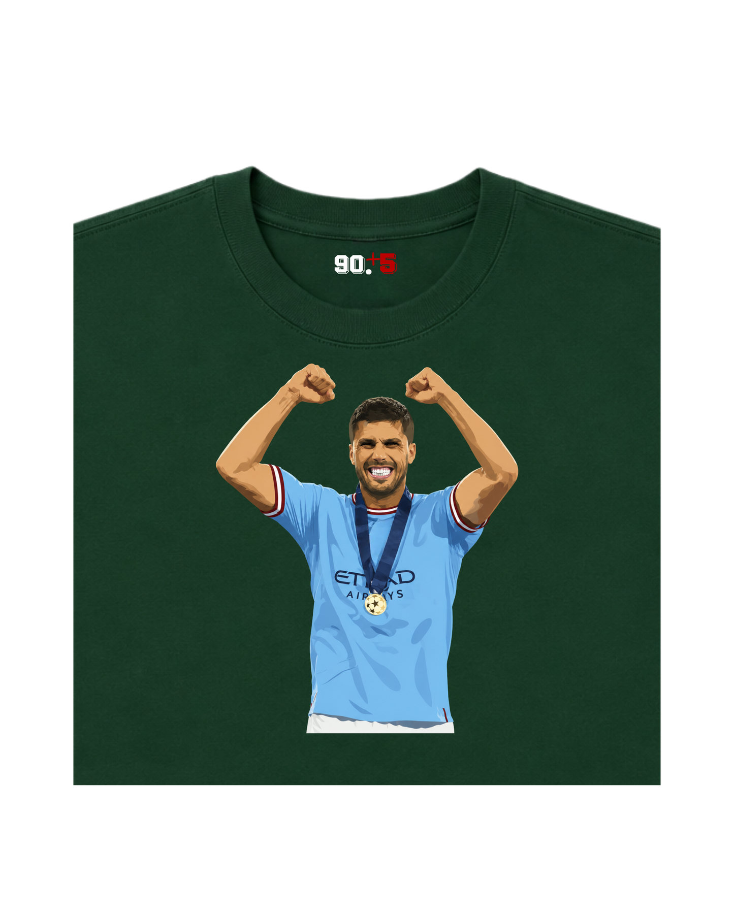 Manchester City - Rodri | Printed Club Classic T-Shirt