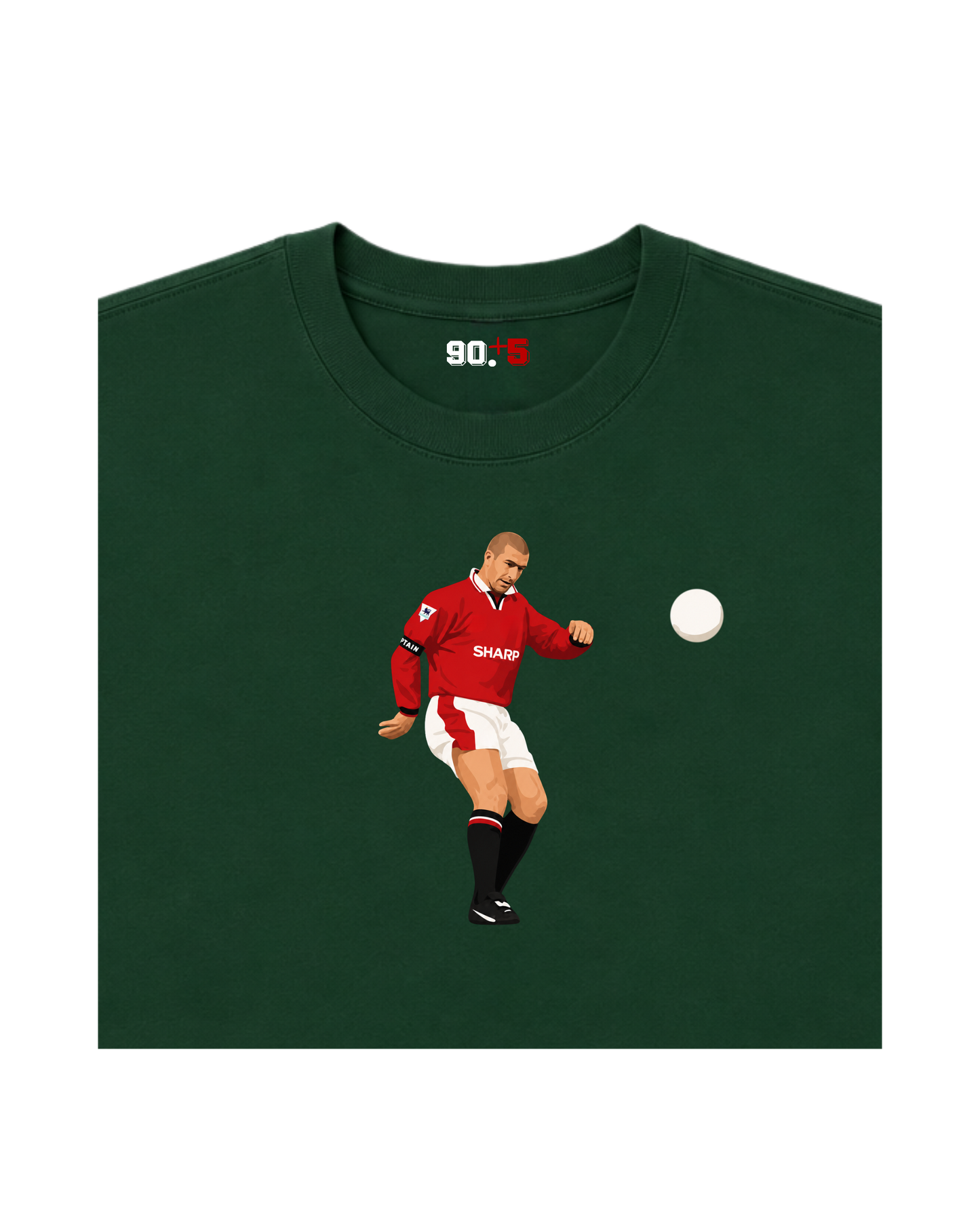 Manchester United - Cantona Chip vs Sunderland | Printed Club Classic T-Shirt