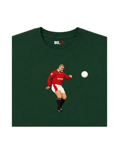 Manchester United - Cantona Chip vs Sunderland | Printed Club Classic T-Shirt