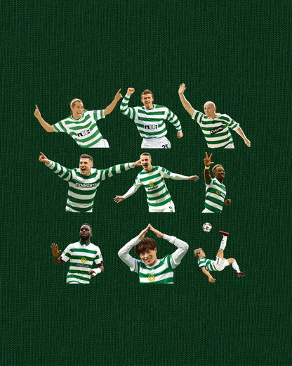 Celtic FC - Strikers | Printed Club Classic T-Shirt