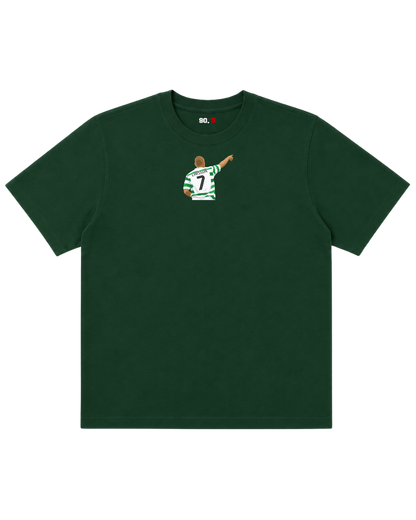 Celtic FC - Larsson 7 | Printed Club Classic T-Shirt