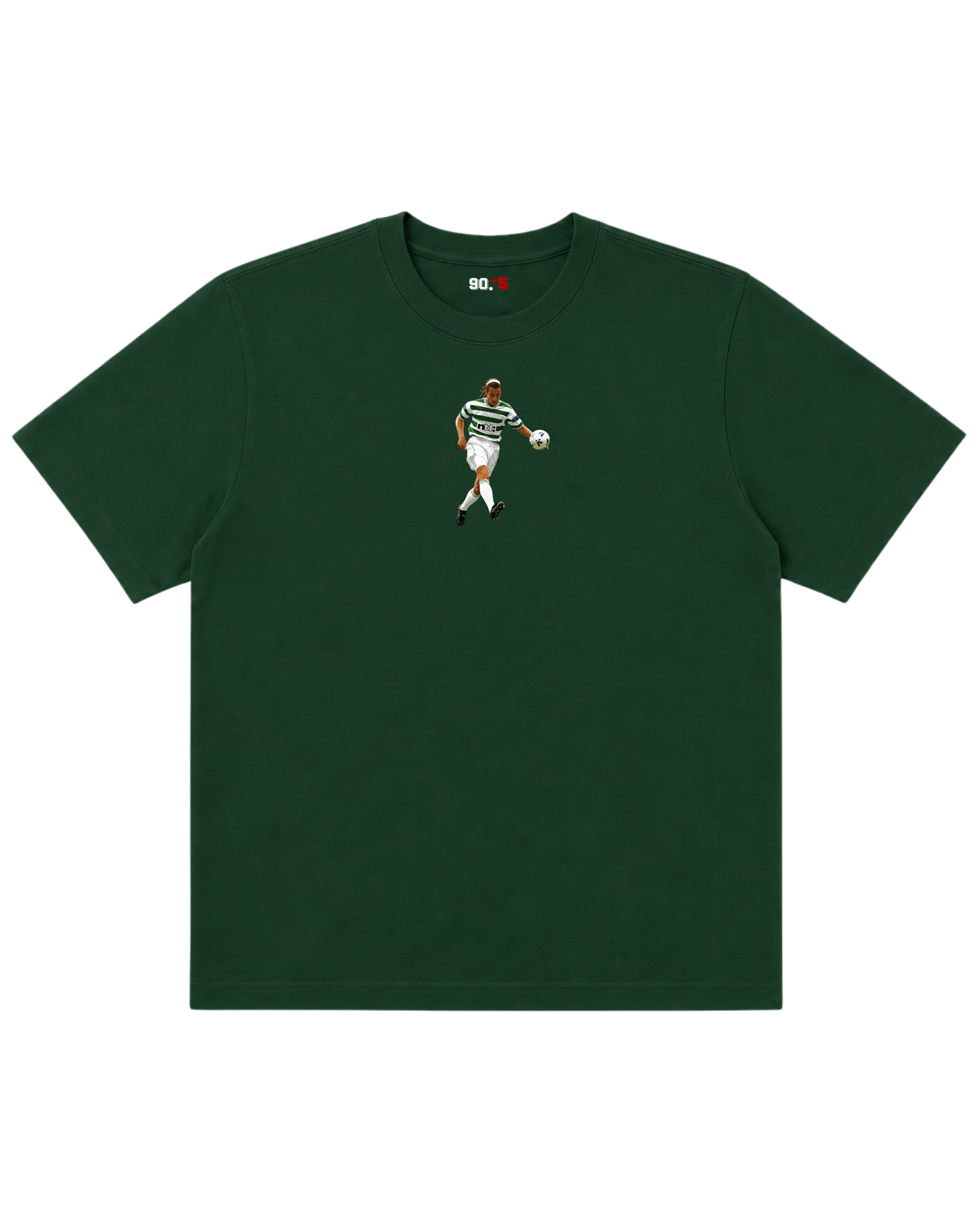 Celtic FC - Larsson Chip vs Rangers | Printed Club Classic T-Shirt