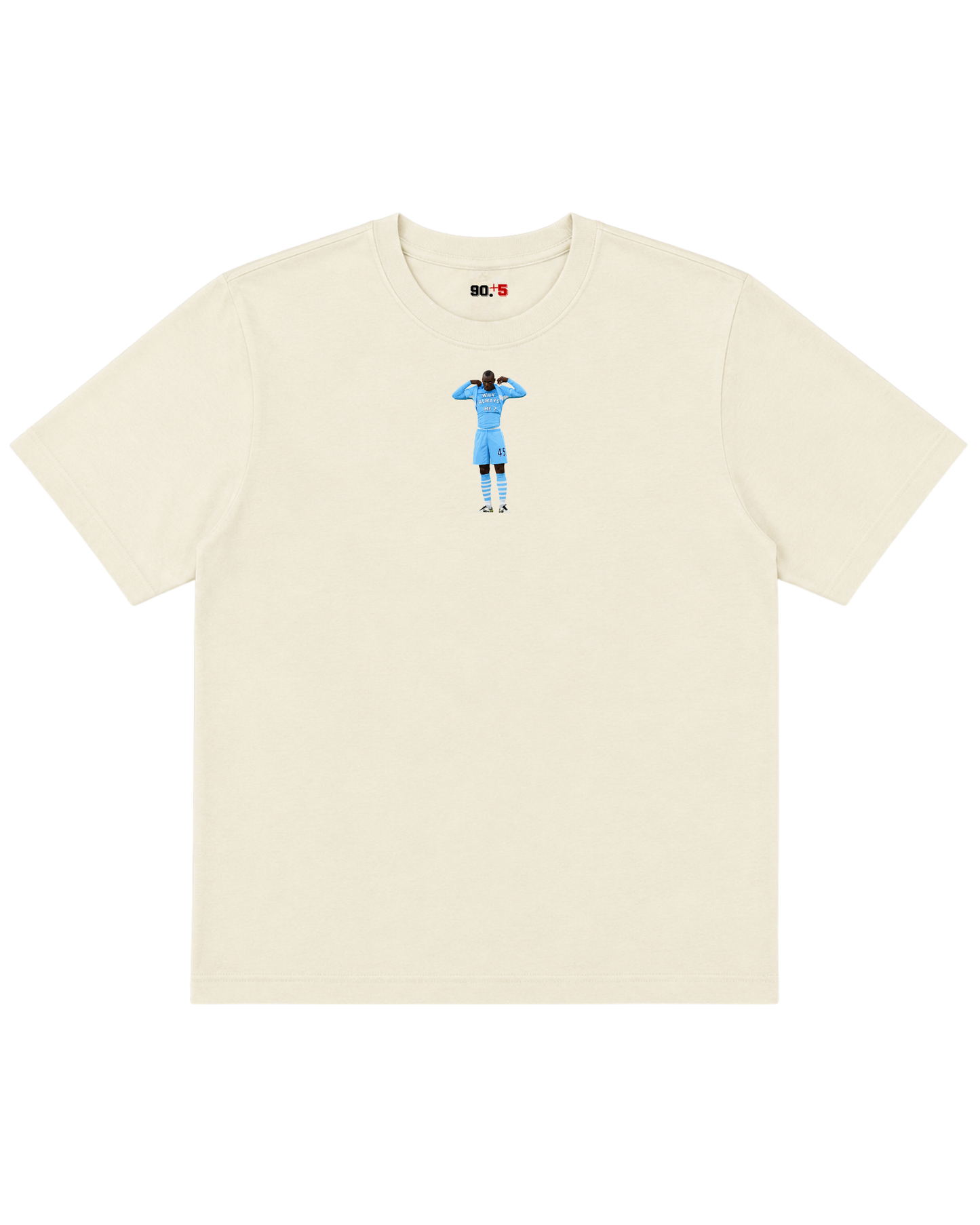 Manchester City - Why Always Balotelli? | Printed Club Classic T-Shirt