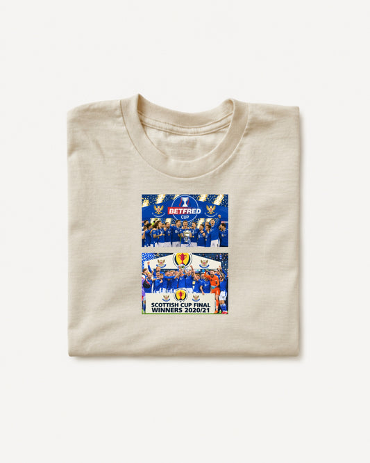 St Johnstone - 2020/21 Cup Double T-Shirt