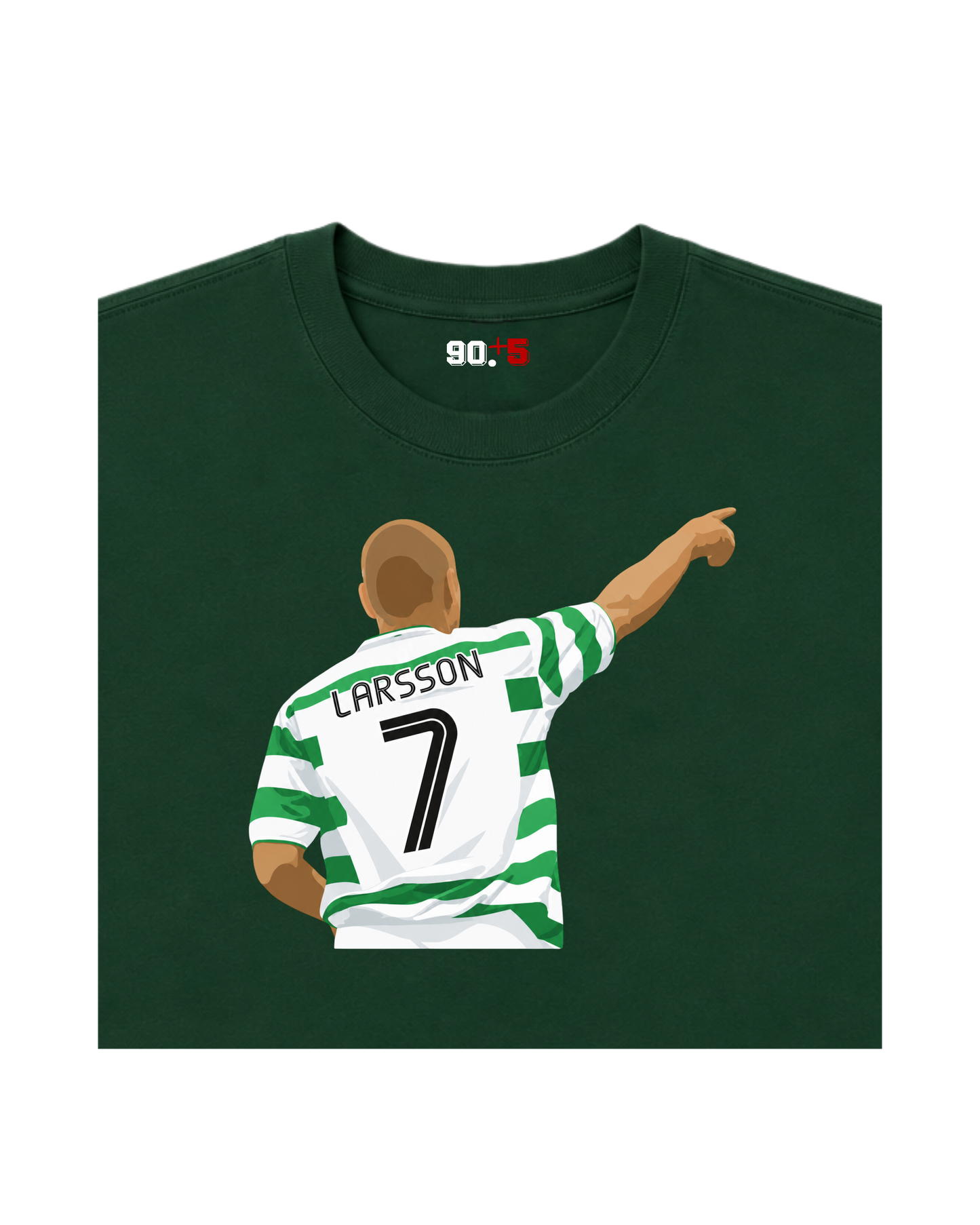 Celtic FC - Larsson 7 | Printed Club Classic T-Shirt
