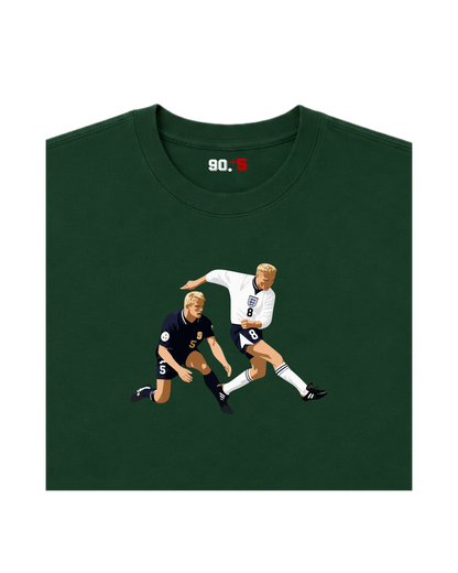 England - Gazza vs Scotland | Printed Club Classic T-Shirt