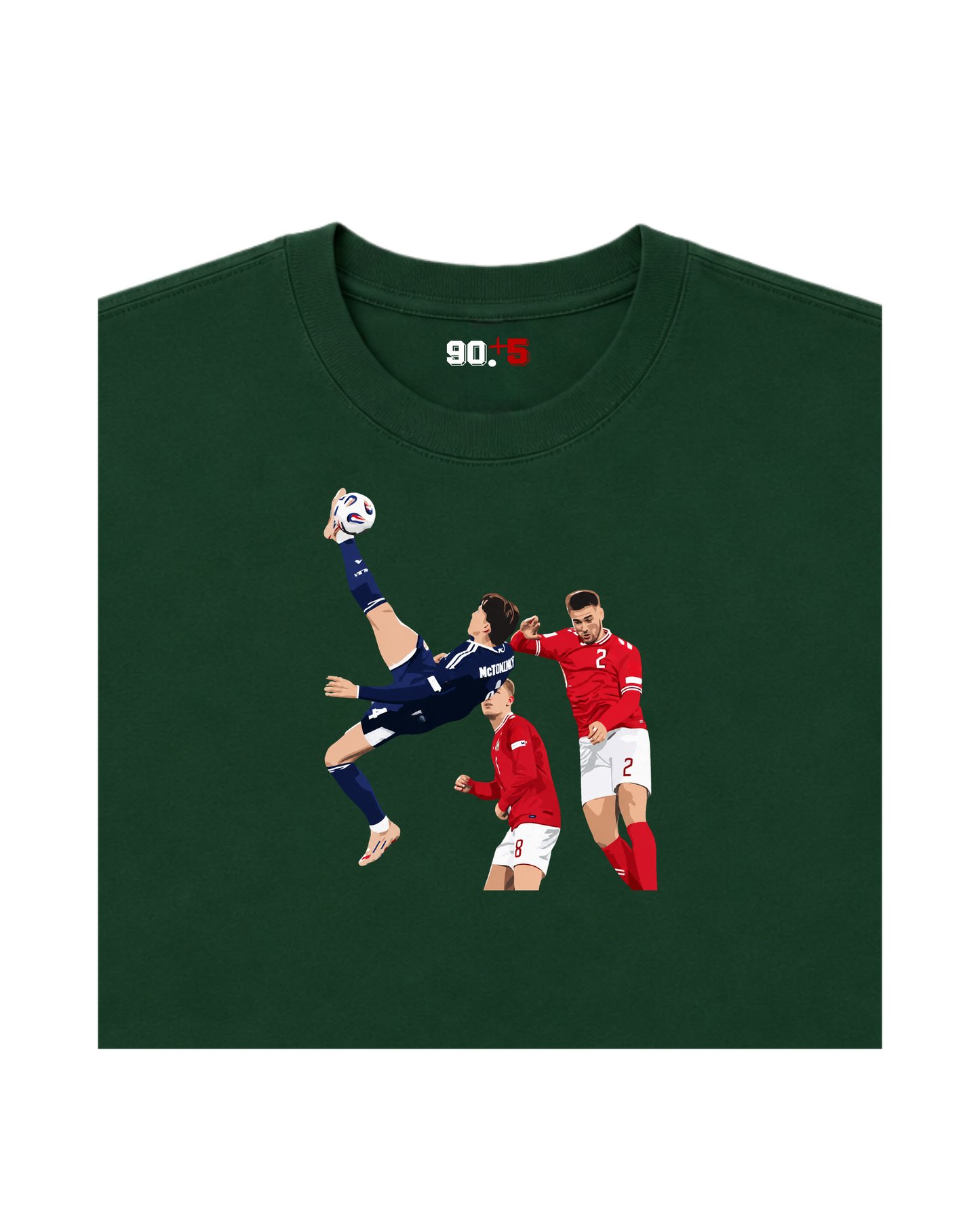 Scotland - McTominay vs Denmark | Printed Club Classic T-Shirt