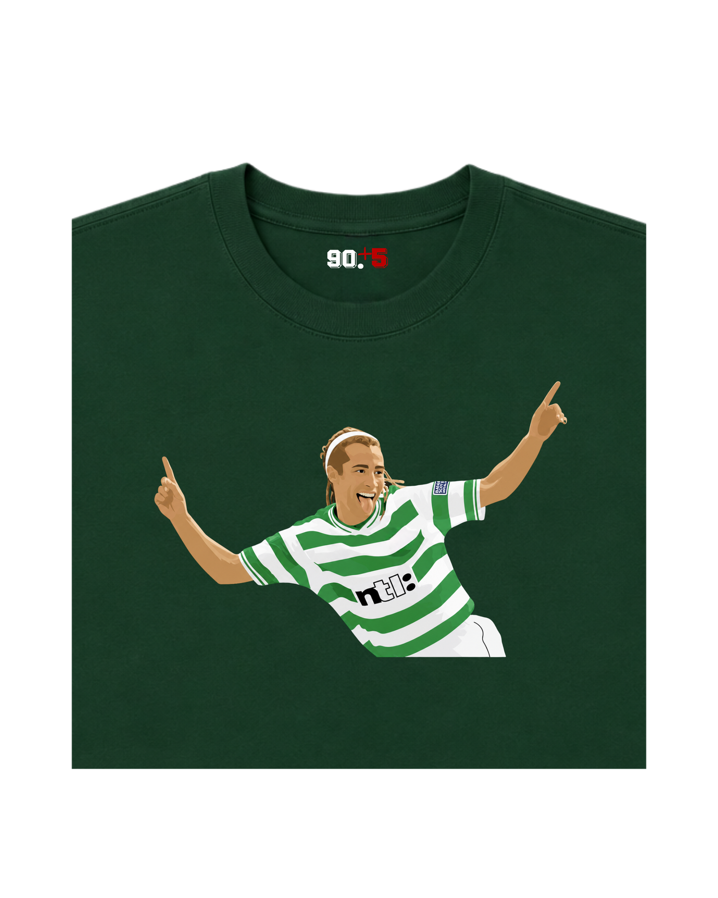 Celtic FC - Larsson | Printed Club Classic T-Shirt