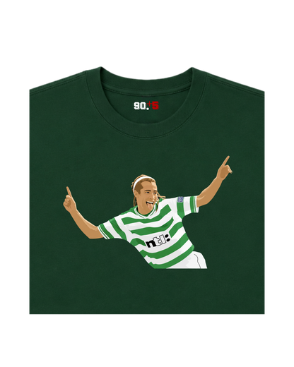 Celtic FC - Larsson | Printed Club Classic T-Shirt