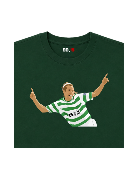 Celtic FC - Larsson | Printed Club Classic T-Shirt