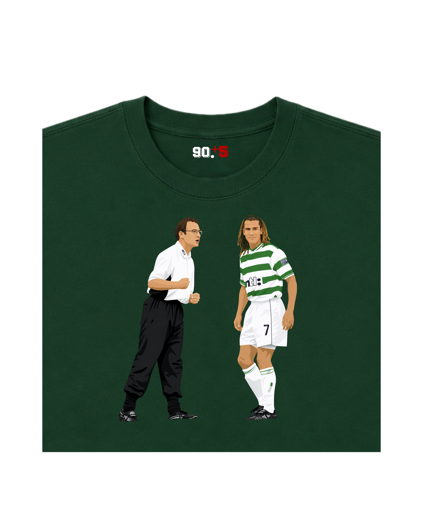 Celtic FC - Larsson & O'Neill | Printed Club Classic T-Shirt