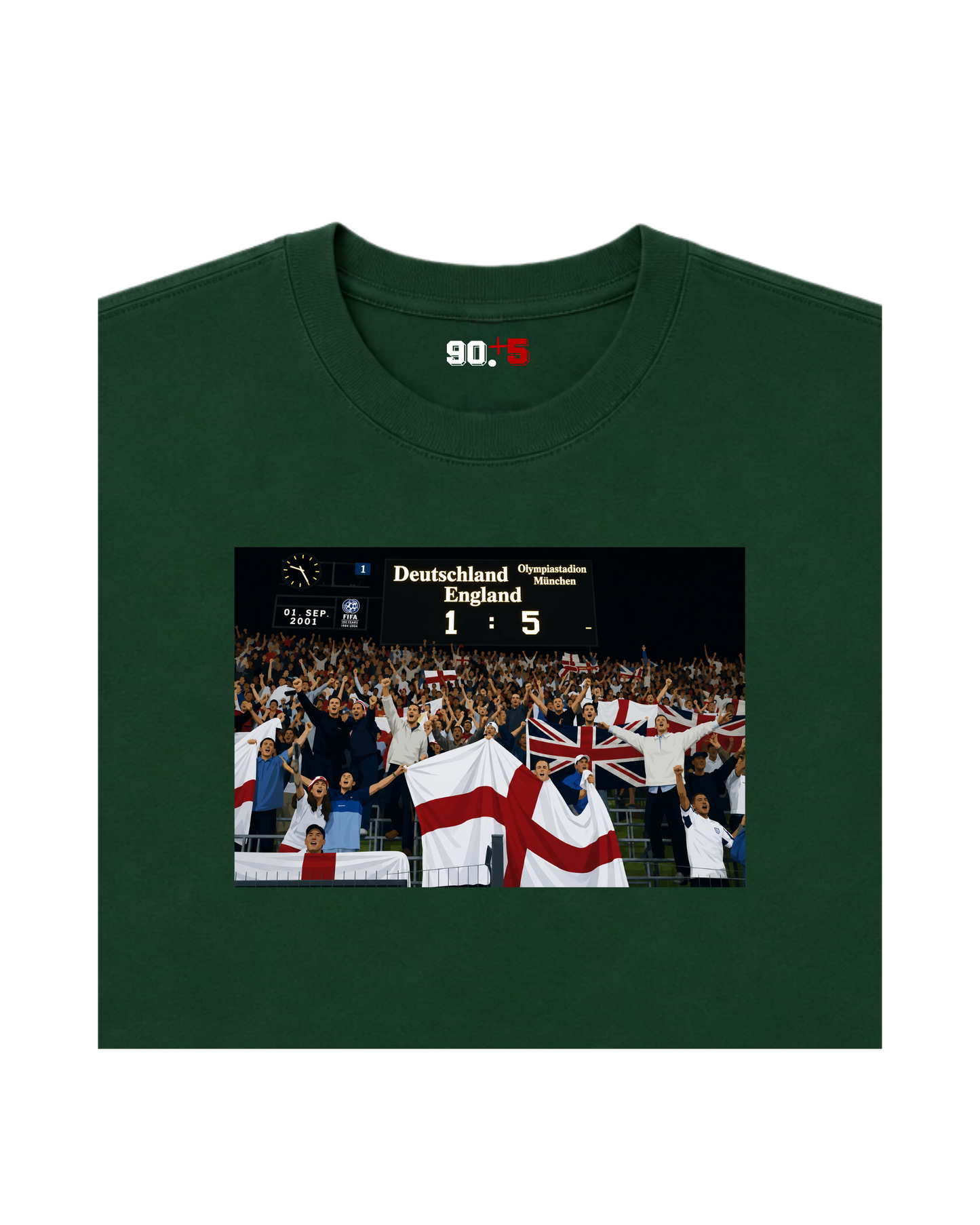 England - 5-1 vs Germany | Printed Club Classic T-Shirt