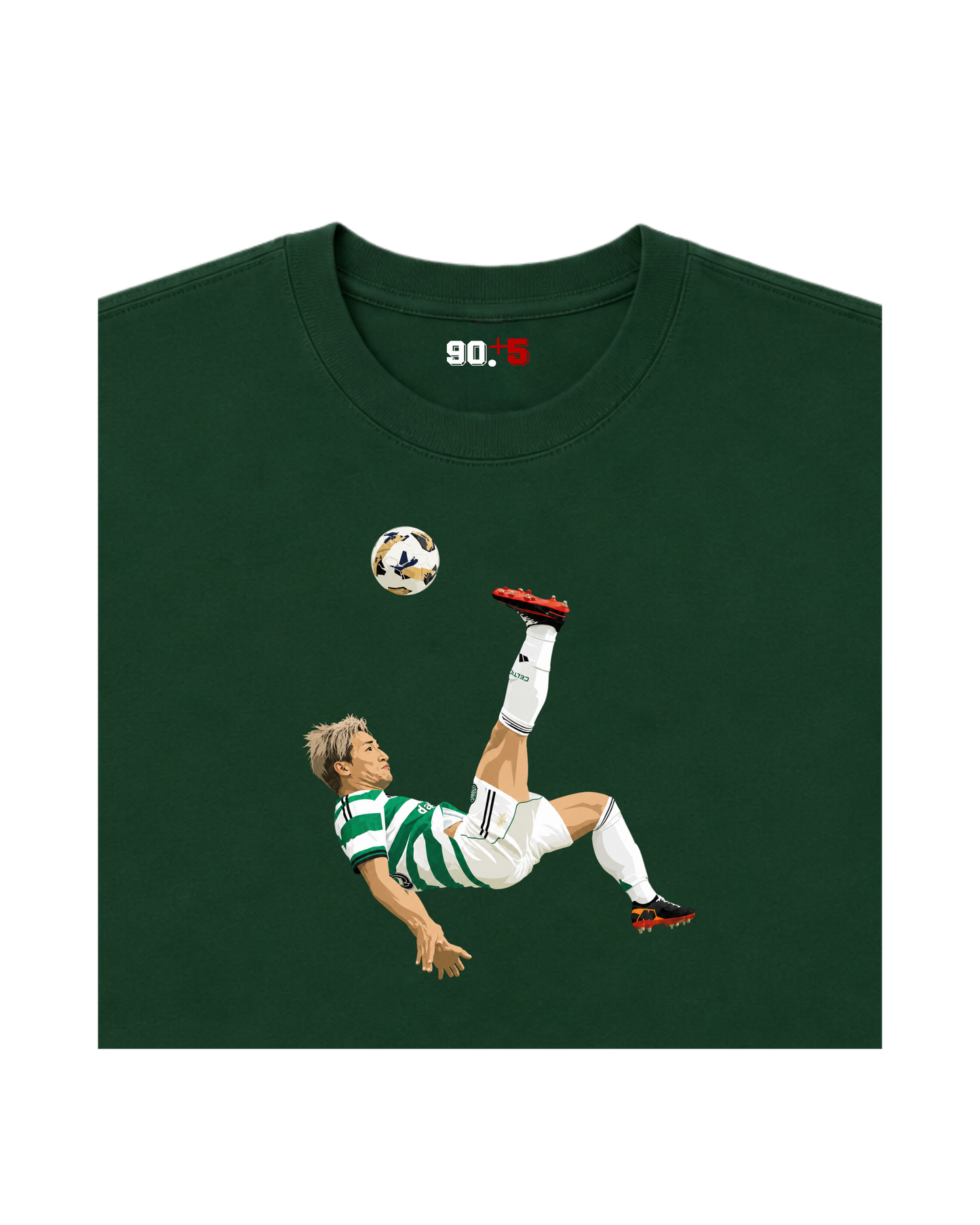 Celtic FC - Maeda Overhead Kick vs Rangers | Printed Club Classic T-Shirt