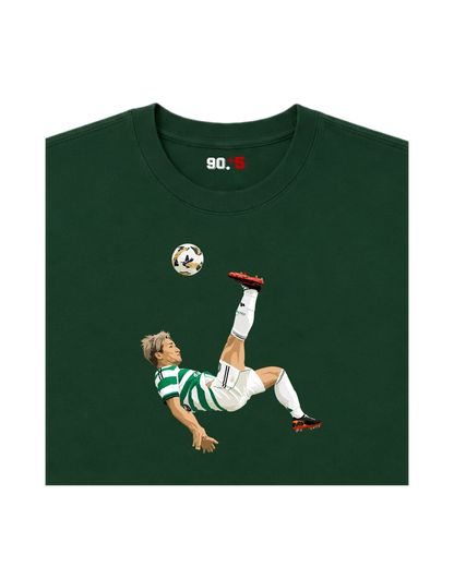 Celtic FC - Maeda Overhead Kick vs Rangers | Printed Club Classic T-Shirt