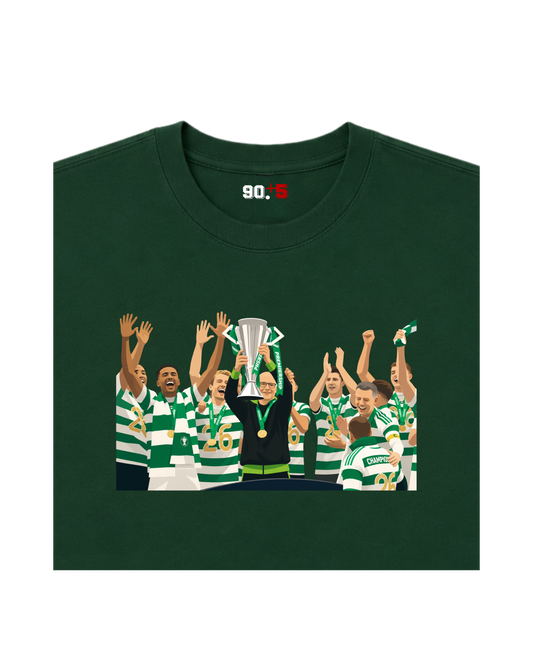 Celtic FC - 56th League Title | Printed Club Classic T-Shirt