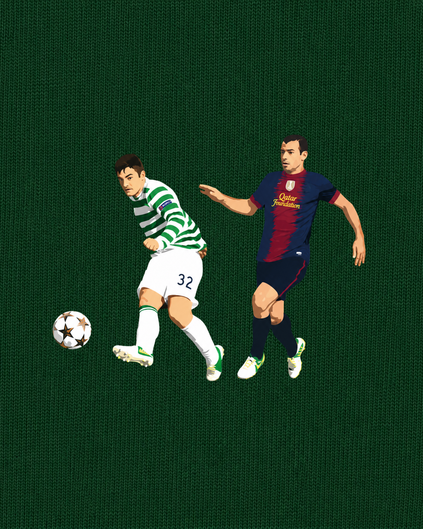 Celtic FC - Celtic 2-1 Barcelona | Printed Club Classic T-Shirt
