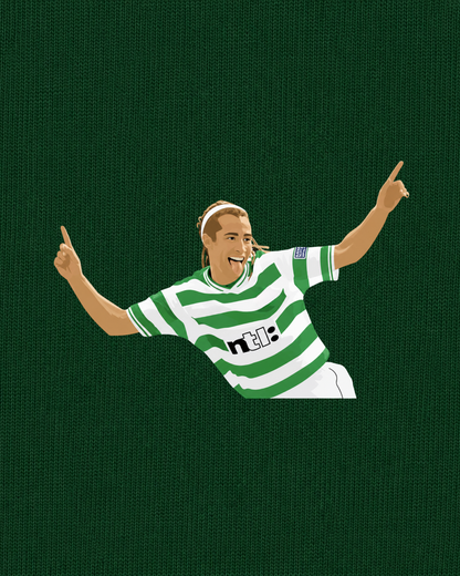Celtic FC - Larsson | Printed Club Classic T-Shirt