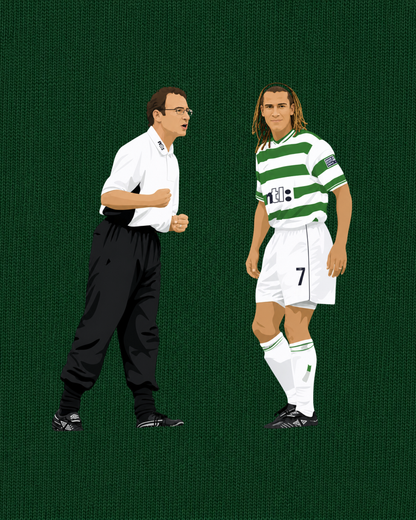 Celtic FC - Larsson & O'Neill | Printed Club Classic T-Shirt