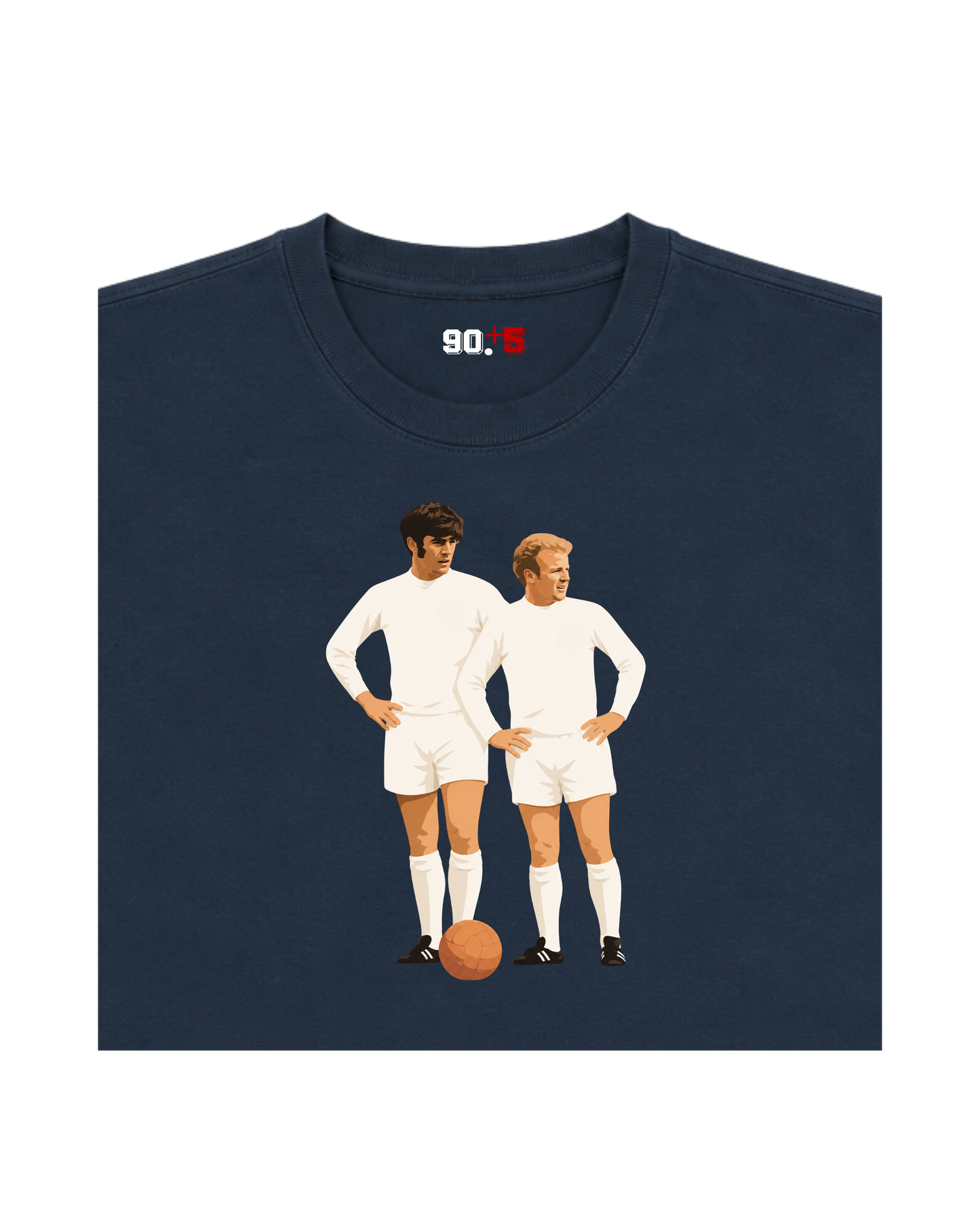 Leeds United - Bremner & Lorimer | Printed Club Classic T-Shirt