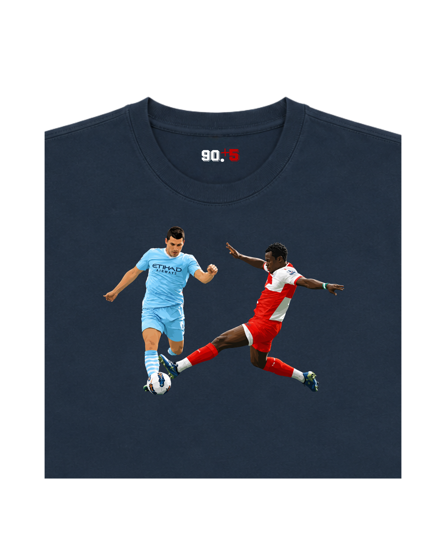Manchester City - Agüerooooooooooooooooo | Printed Club Classic T-Shirt