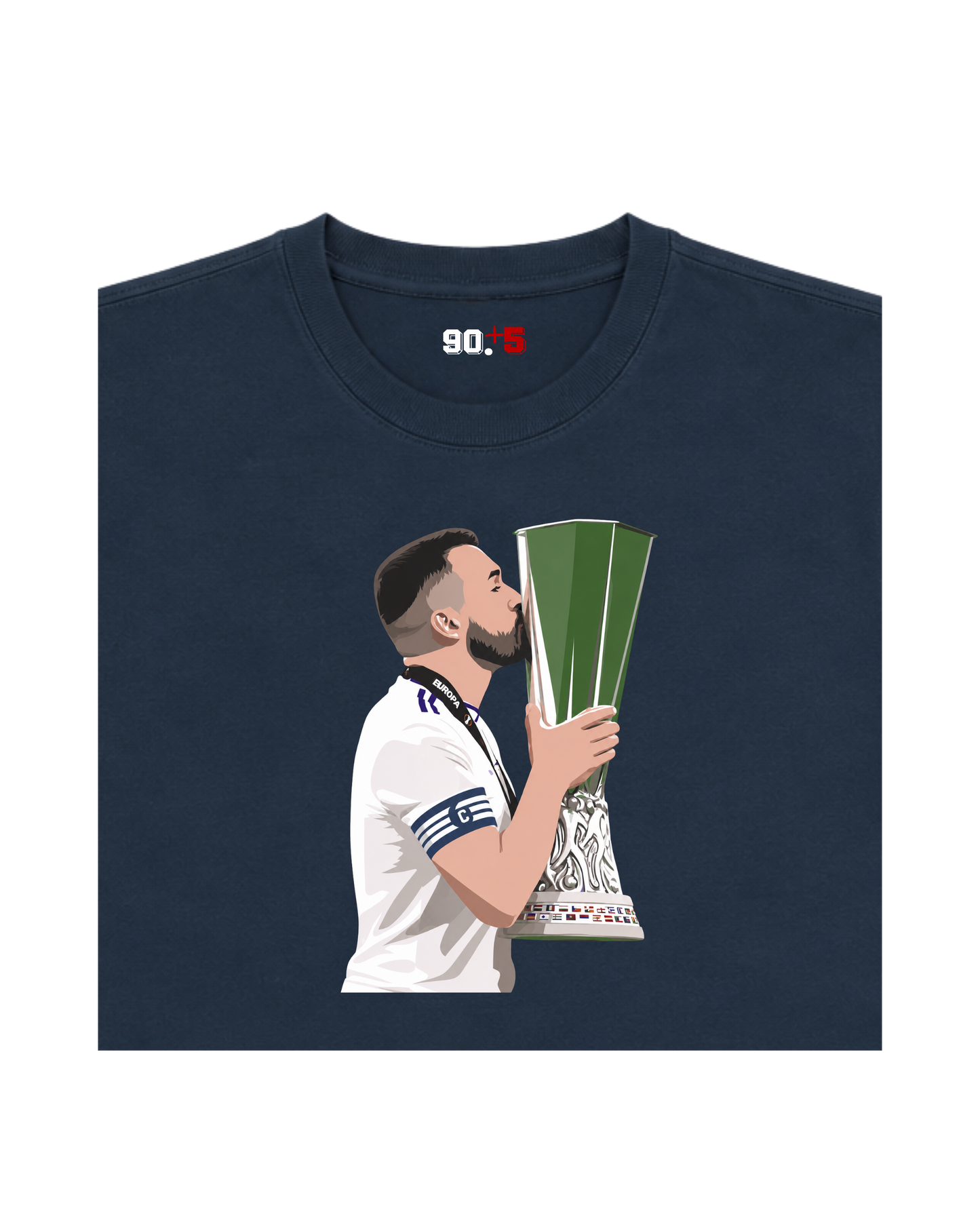 Aston Villa - McGinn Europa League | Printed Club Classic T-Shirt