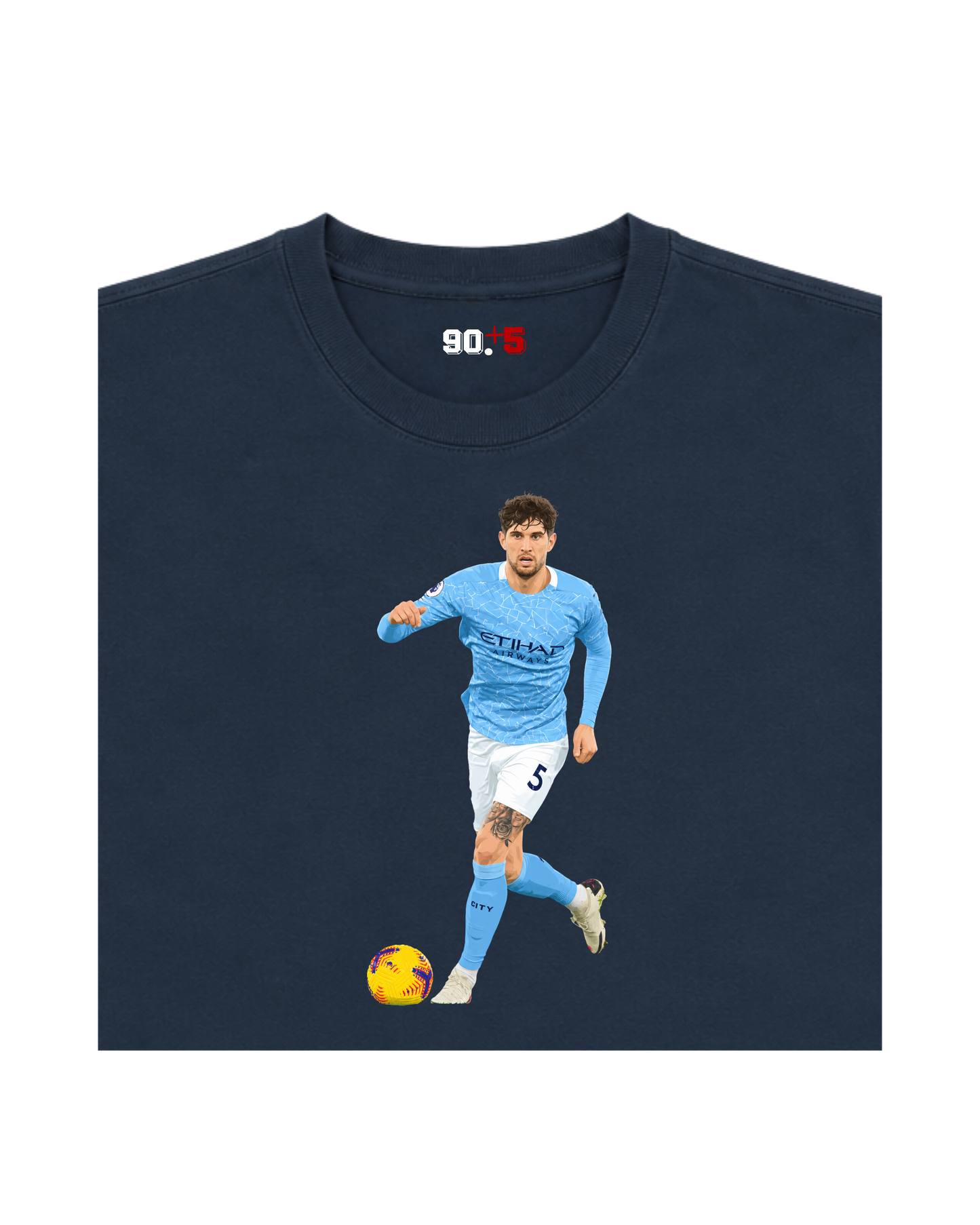 Manchester City - Stones | Printed Club Classic T-Shirt