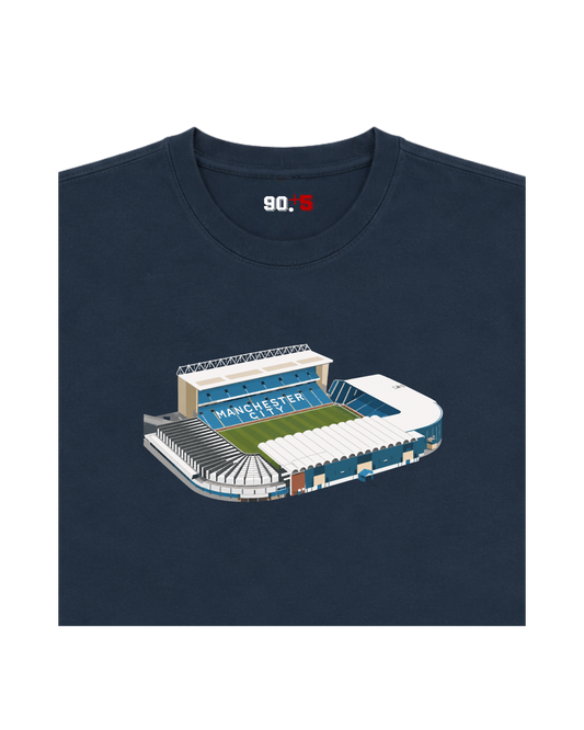 Manchester City - Maine Road | Printed Club Classic T-Shirt