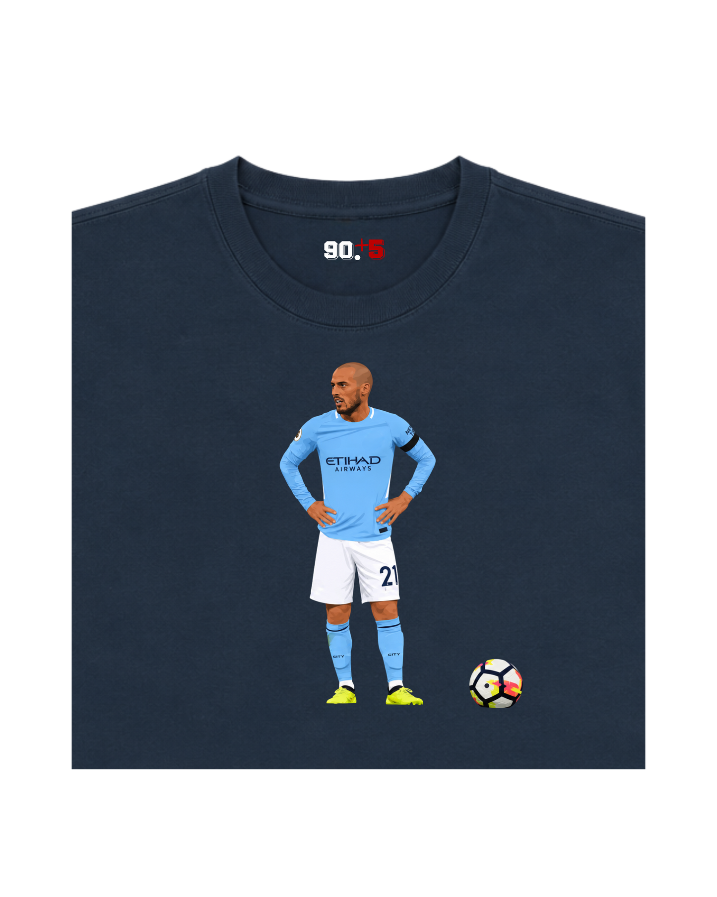 Manchester City - Silva | Printed Club Classic T-Shirt