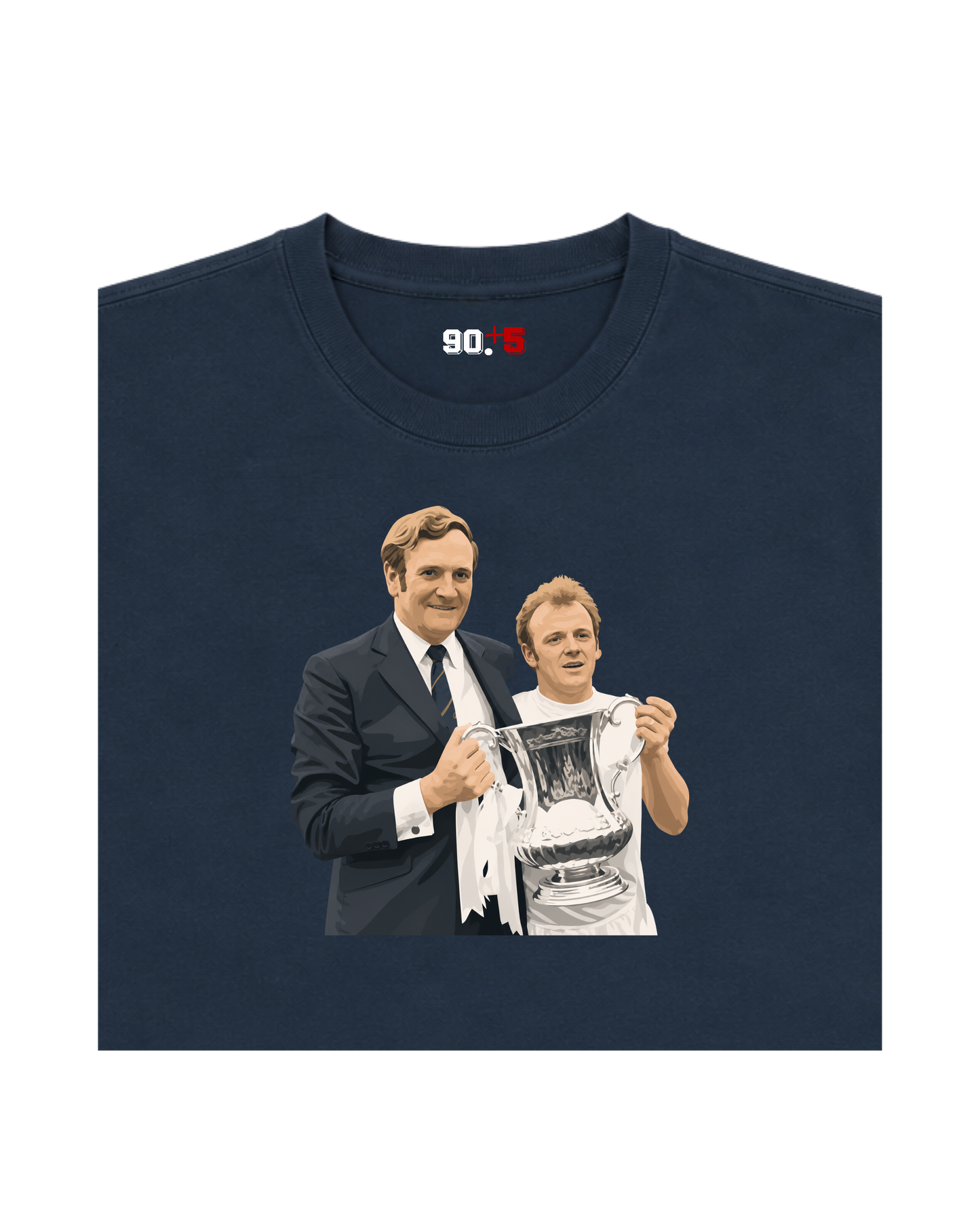 Leeds United - Bremner & Revie | Printed Club Classic T-Shirt