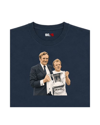 Leeds United - Bremner & Revie | Printed Club Classic T-Shirt