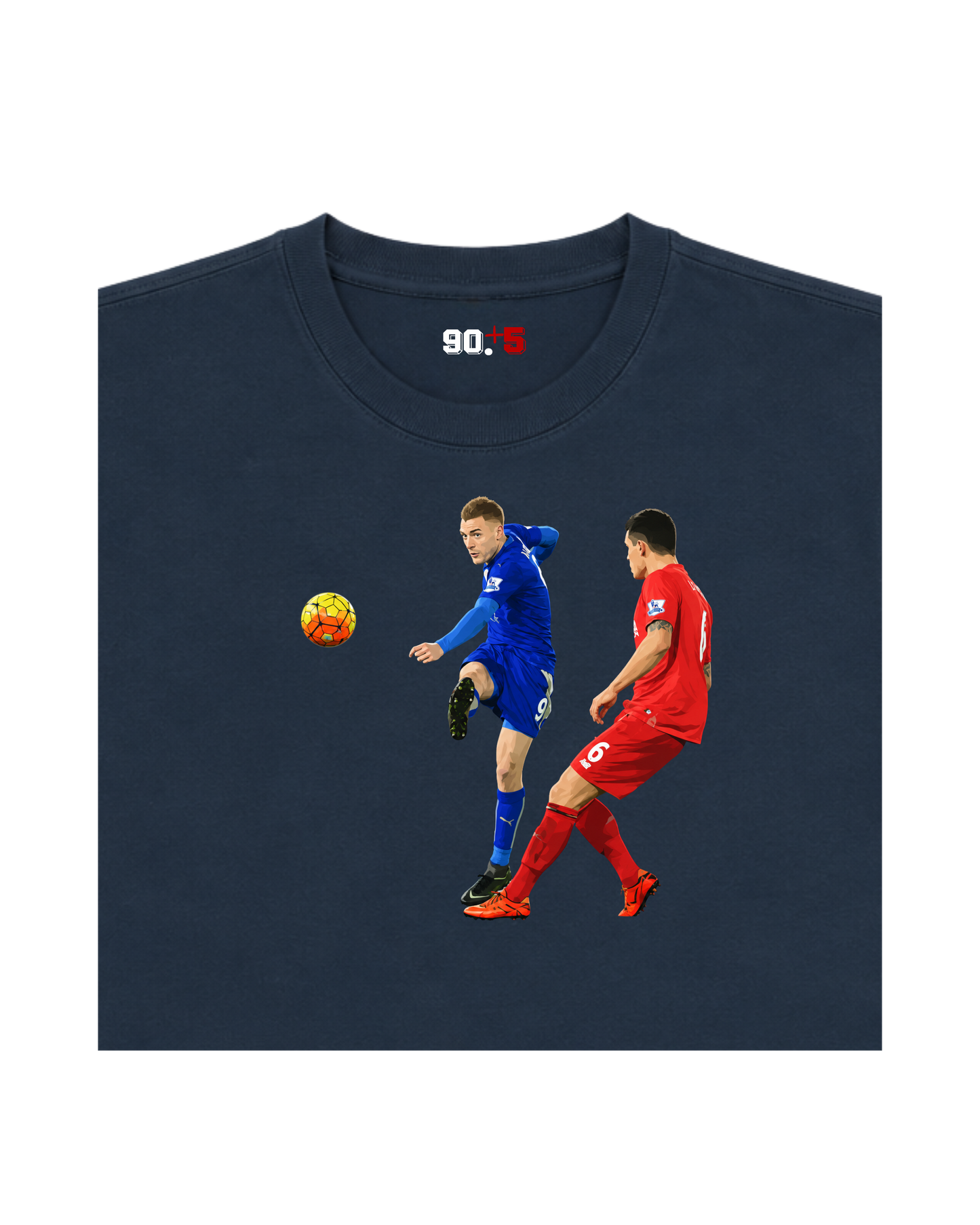 Leicester City - Vardy vs Liverpool | Printed Club Classic T-Shirt