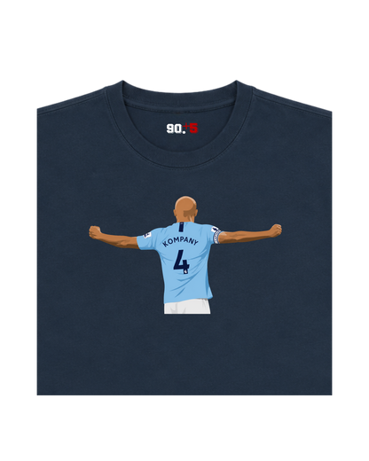 Manchester City - Kompany | Printed Club Classic T-Shirt