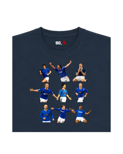 Rangers FC - Strikers | Printed Club Classic T-Shirt