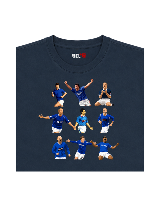 Rangers FC - Strikers | Printed Club Classic T-Shirt