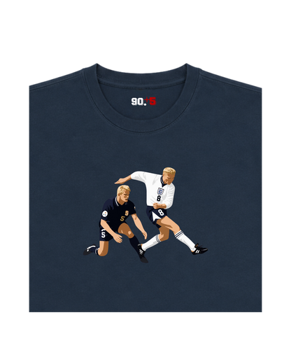 England - Gazza vs Scotland | Printed Club Classic T-Shirt