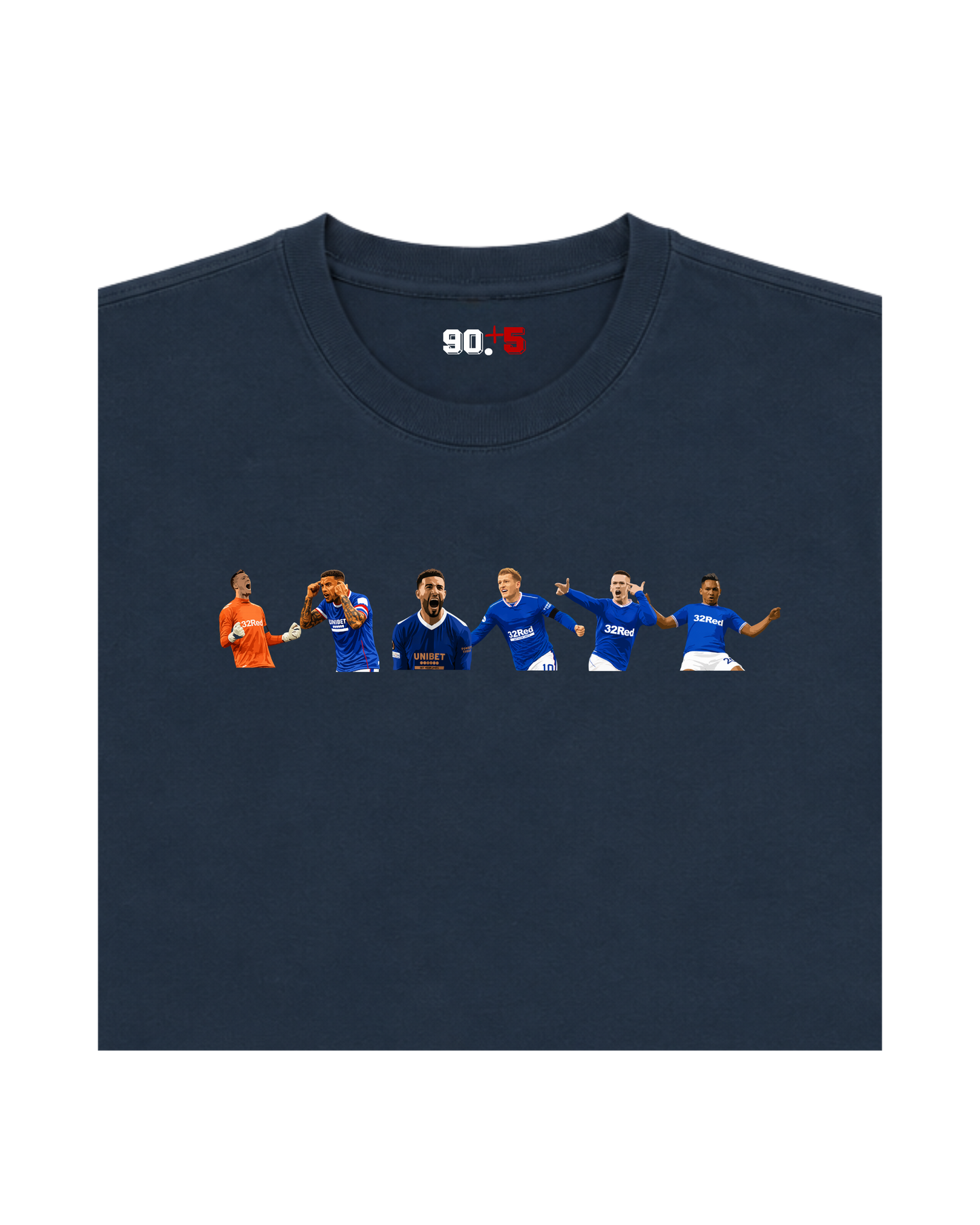 Rangers FC - 55 Heroes | Printed Club Classic T-Shirt
