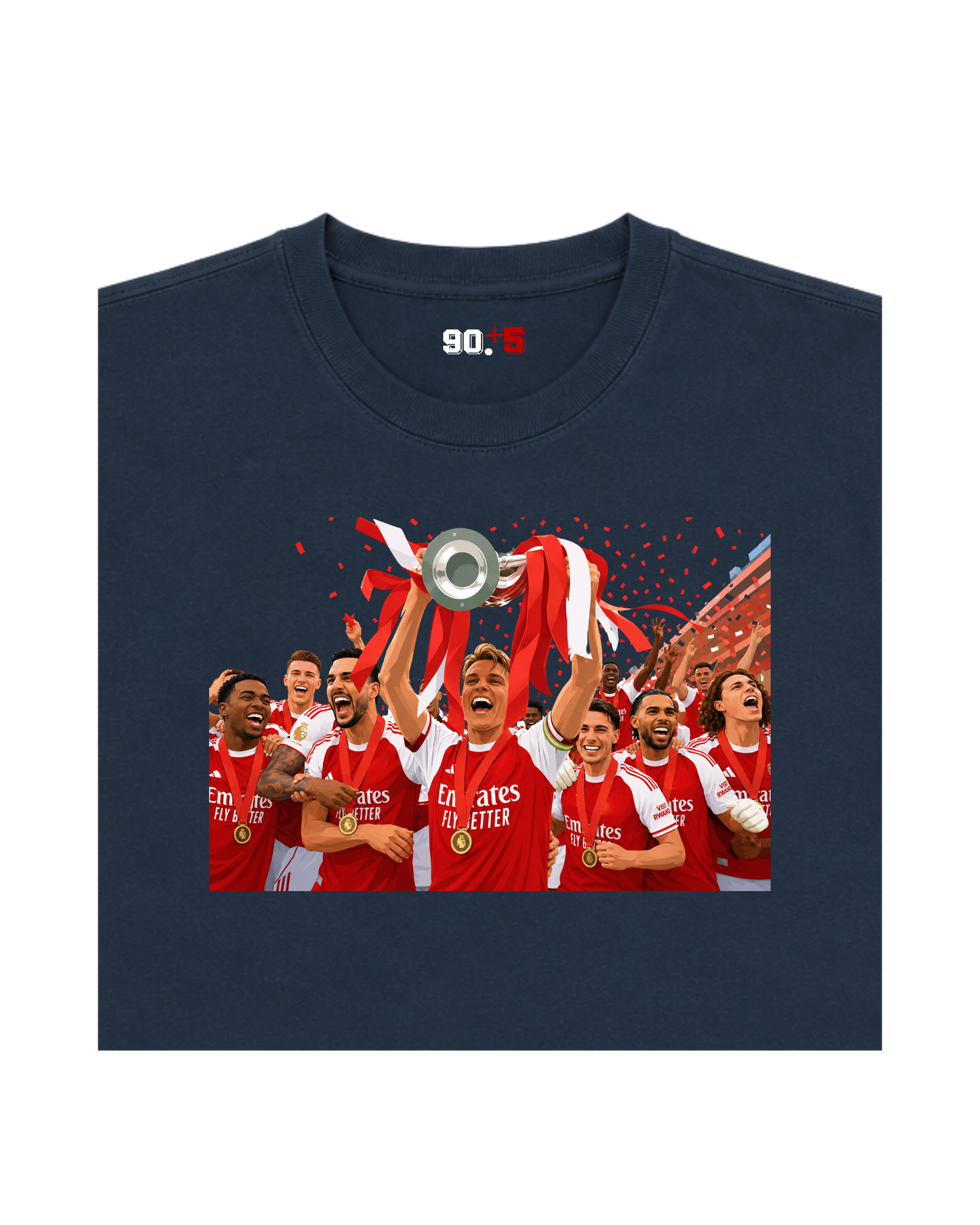 Arsenal - 25/26 Premier League Winners | Printed Club Classic T-Shirt