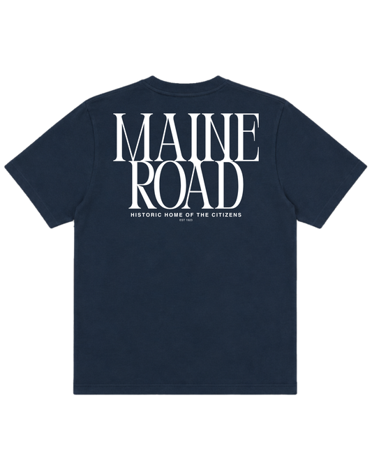Manchester City - Maine Road | Printed Club Classic T-Shirt