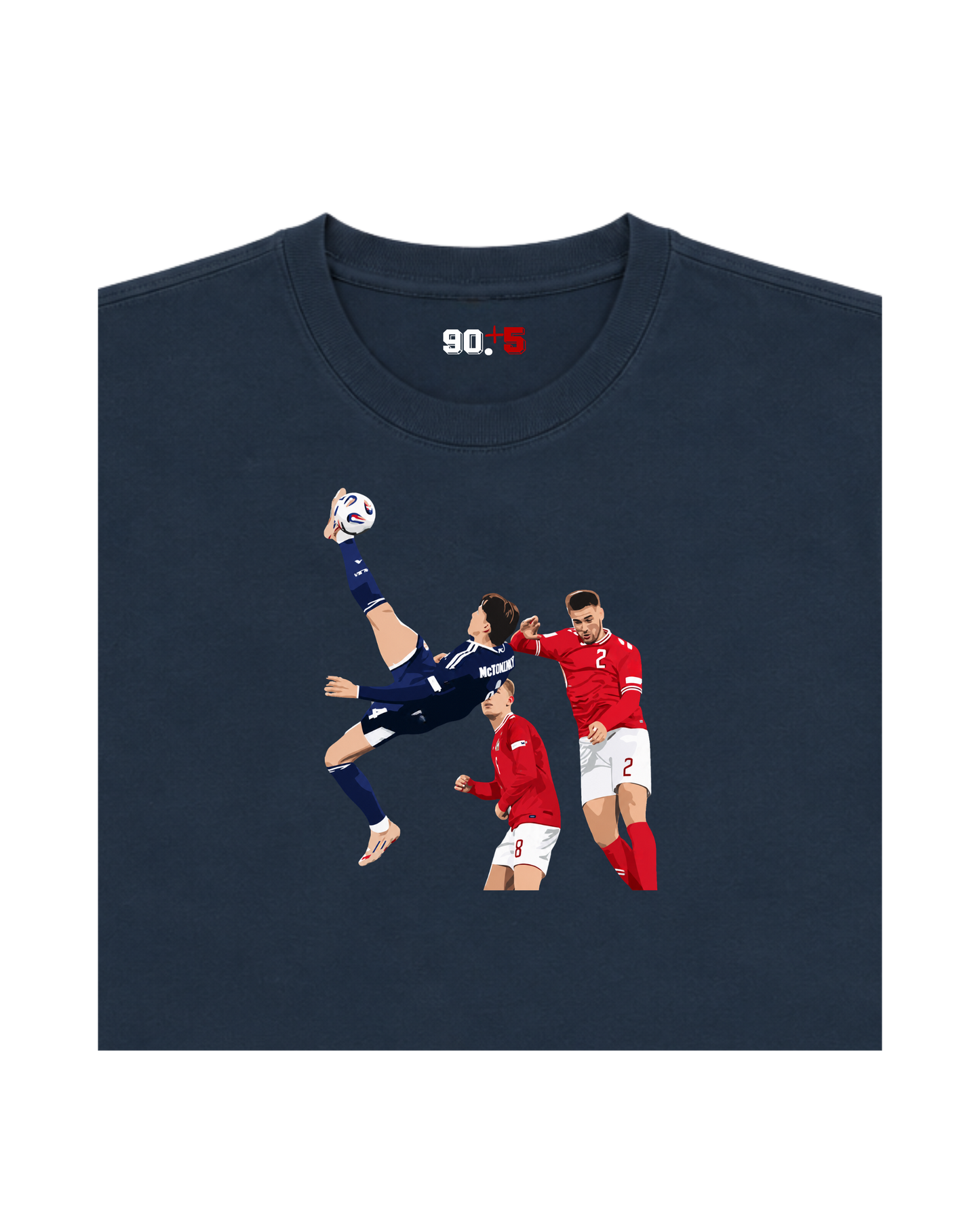 Scotland - McTominay vs Denmark | Printed Club Classic T-Shirt