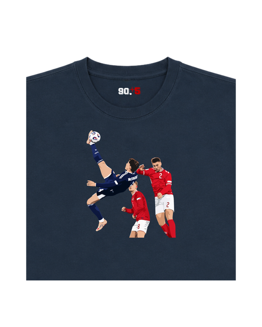 Scotland - McTominay vs Denmark | Printed Club Classic T-Shirt
