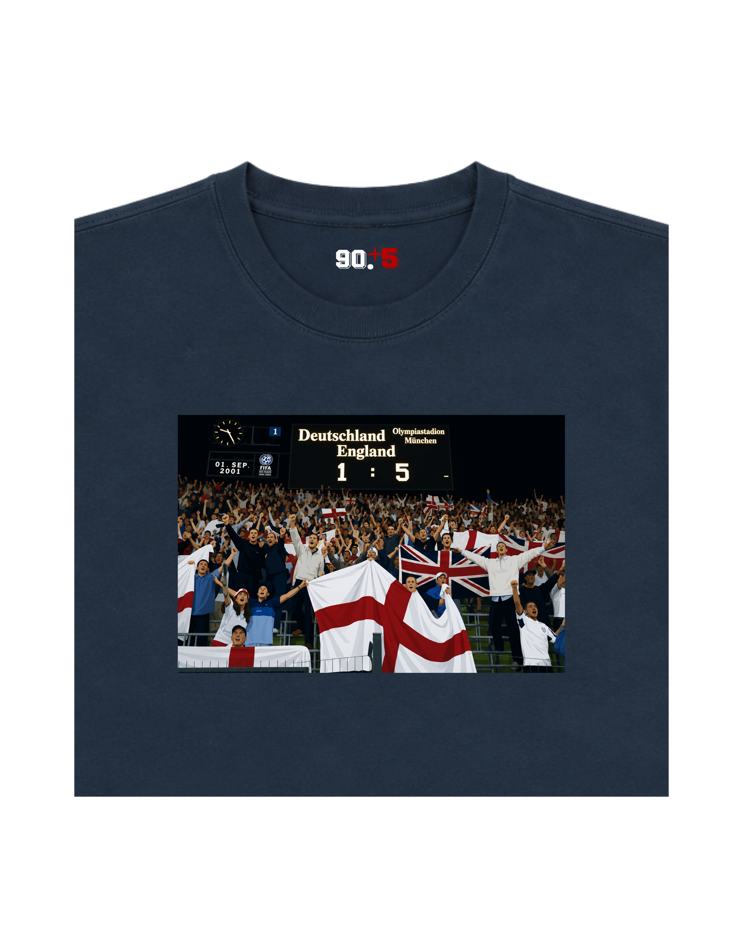 England - 5-1 vs Germany | Printed Club Classic T-Shirt