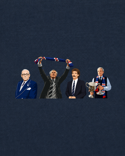 Rangers FC - Managers | Printed Club Classic T-Shirt