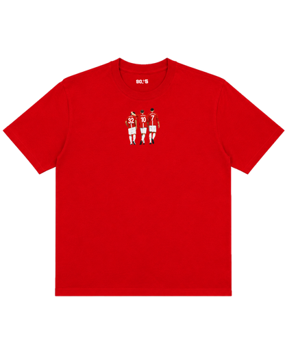 Manchester United - Tevez, Rooney, Ronaldo | Printed Club Classic T-Shirt