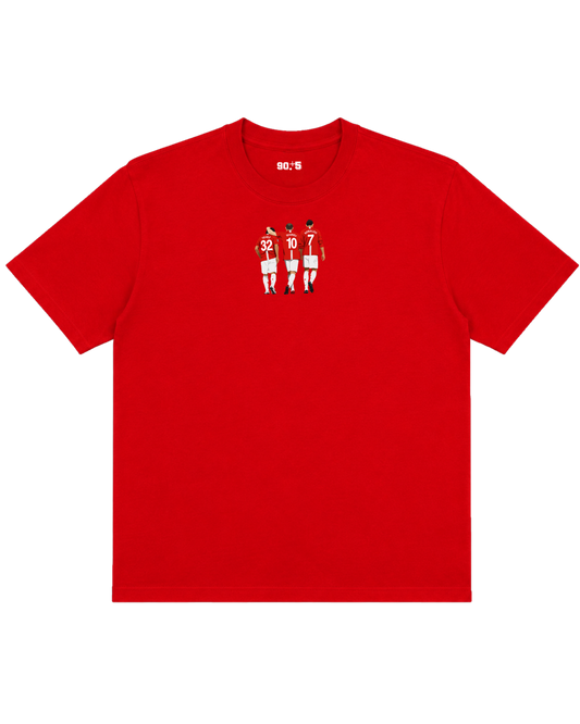 Manchester United - Tevez, Rooney, Ronaldo | Printed Club Classic T-Shirt